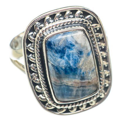 Blue Scheelite Rings handcrafted by Ana Silver Co - RING71191