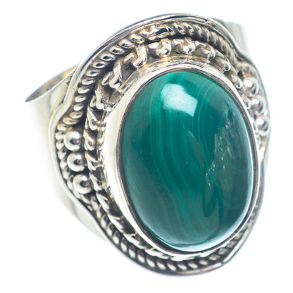 Malachite Rings handcrafted by Ana Silver Co - RING71194