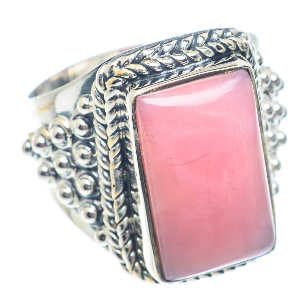 Pink Opal Rings handcrafted by Ana Silver Co - RING71202