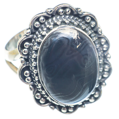 Psilomelane Rings handcrafted by Ana Silver Co - RING71214