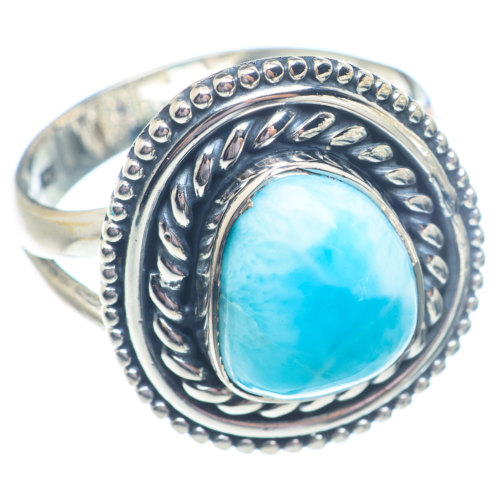 Larimar Rings handcrafted by Ana Silver Co - RING71227