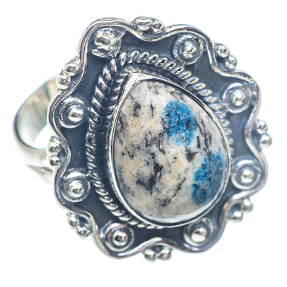 K2 Blue Azurite Rings handcrafted by Ana Silver Co - RING71229 - Photo 2