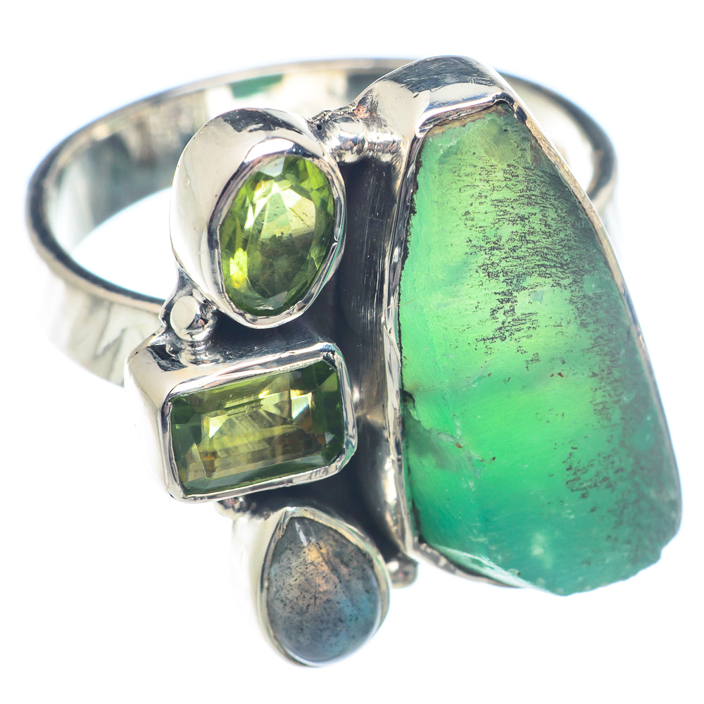 Chrysoprase Rings handcrafted by Ana Silver Co - RING71233