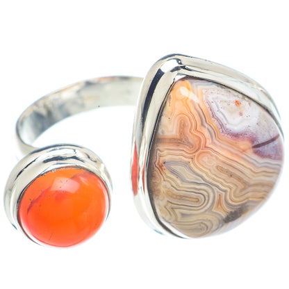 Scolecite Rings handcrafted by Ana Silver Co - RING71241