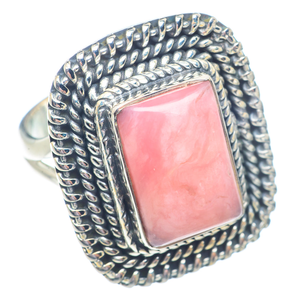 Pink Opal Rings handcrafted by Ana Silver Co - RING71245