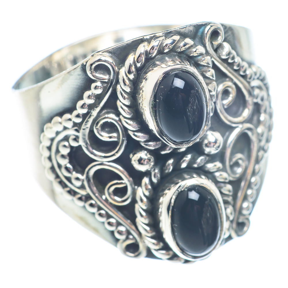Black Onyx Rings handcrafted by Ana Silver Co - RING71254