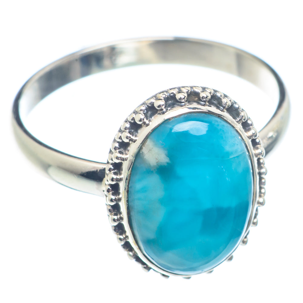 Larimar Rings handcrafted by Ana Silver Co - RING71263