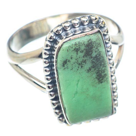 Chrysoprase Rings handcrafted by Ana Silver Co - RING71270