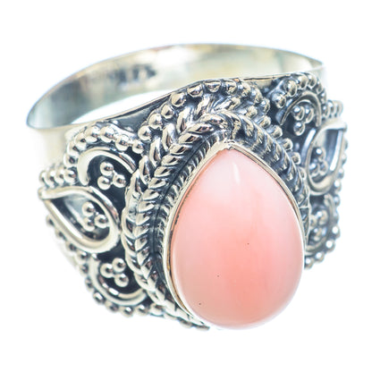 Pink Opal Rings handcrafted by Ana Silver Co - RING71281