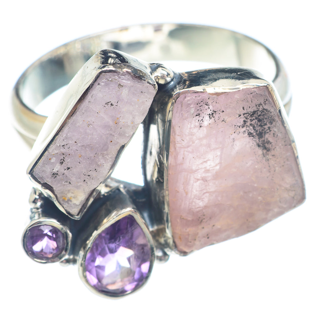 Rose Quartz Rings handcrafted by Ana Silver Co - RING71282