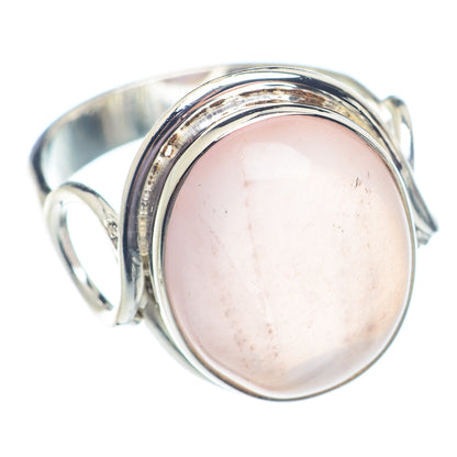 Rose Quartz Rings handcrafted by Ana Silver Co - RING71283