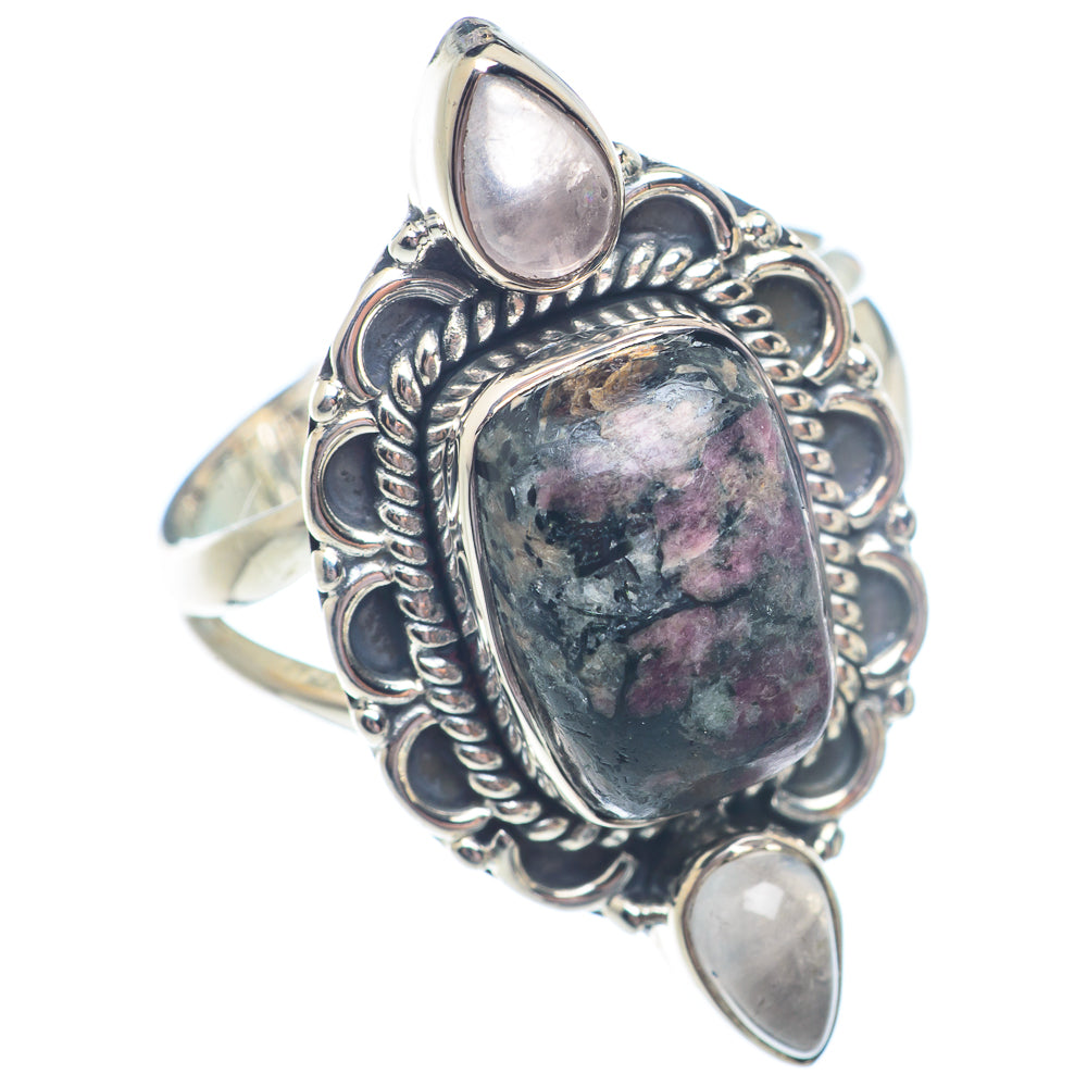 Russian Eudialyte Rings handcrafted by Ana Silver Co - RING71285