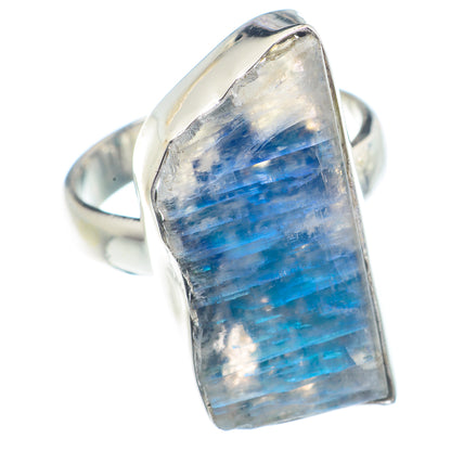 Rainbow Moonstone Rings handcrafted by Ana Silver Co - RING71294