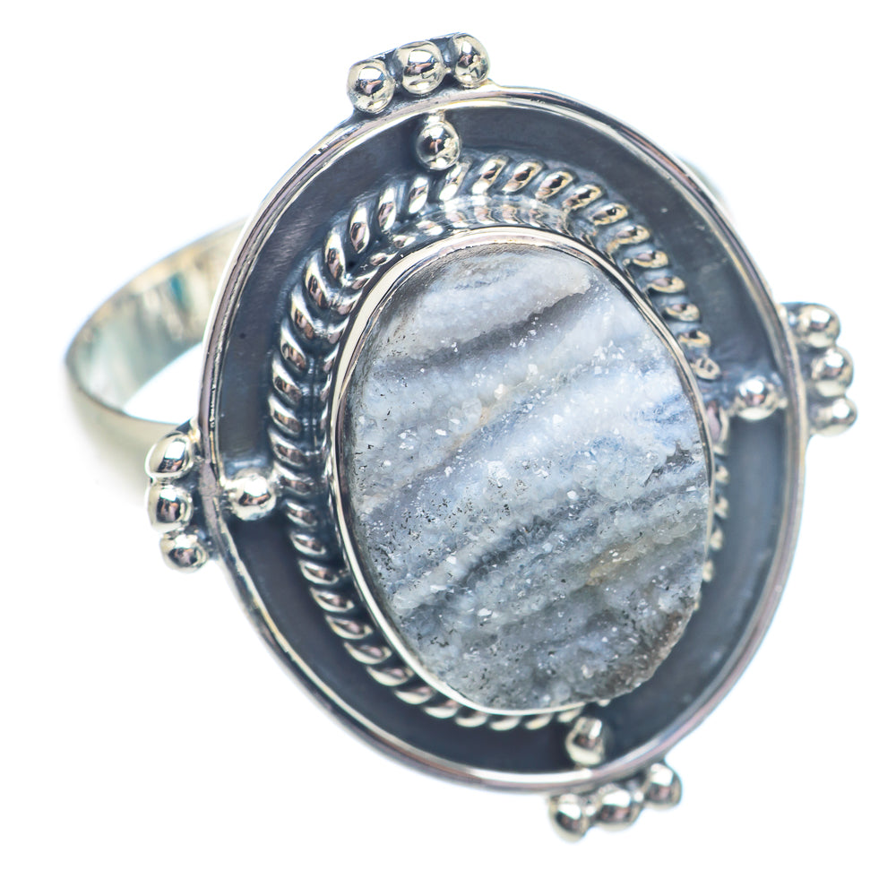 Desert Druzy Rings handcrafted by Ana Silver Co - RING71298