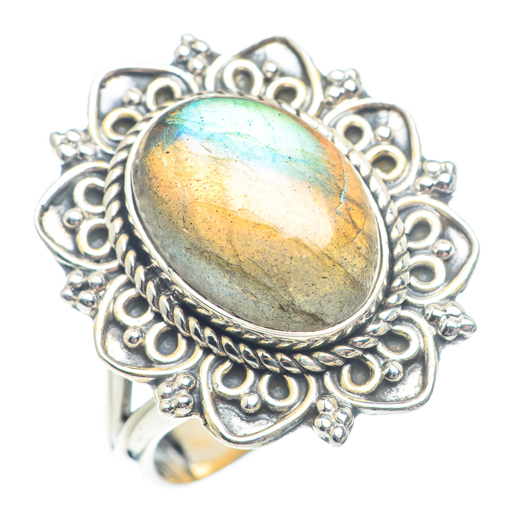 Labradorite Rings handcrafted by Ana Silver Co - RING71300