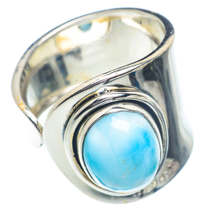 Larimar Rings handcrafted by Ana Silver Co - RING71302