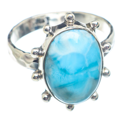 Larimar Rings handcrafted by Ana Silver Co - RING71306