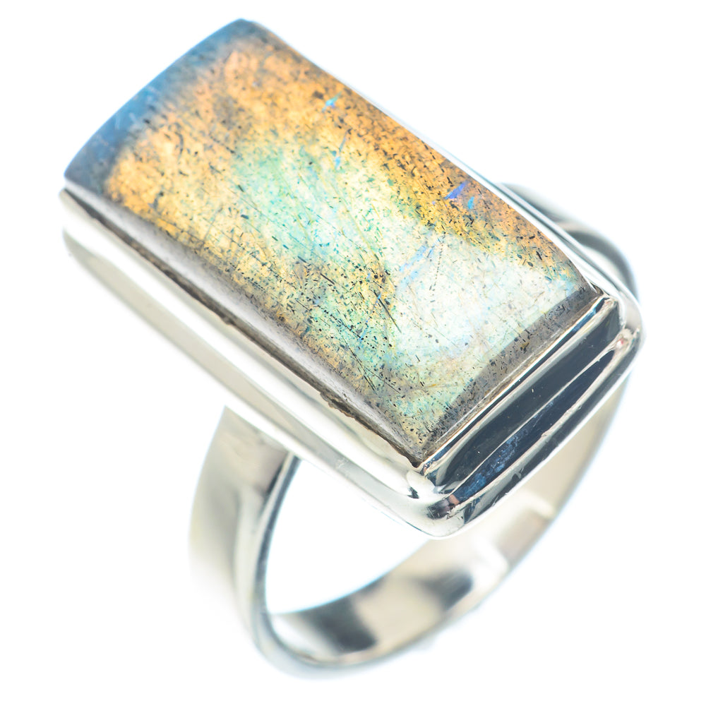 Labradorite Rings handcrafted by Ana Silver Co - RING71307