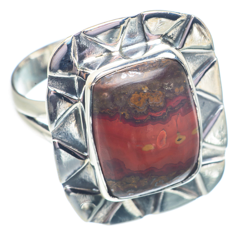 Moroccan Agate Rings handcrafted by Ana Silver Co - RING71311