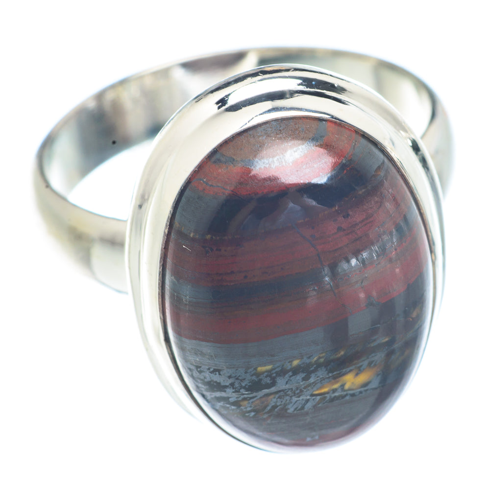 Red Tiger Iron Rings handcrafted by Ana Silver Co - RING71313