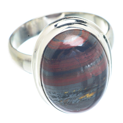 Red Tiger Iron Rings handcrafted by Ana Silver Co - RING71313