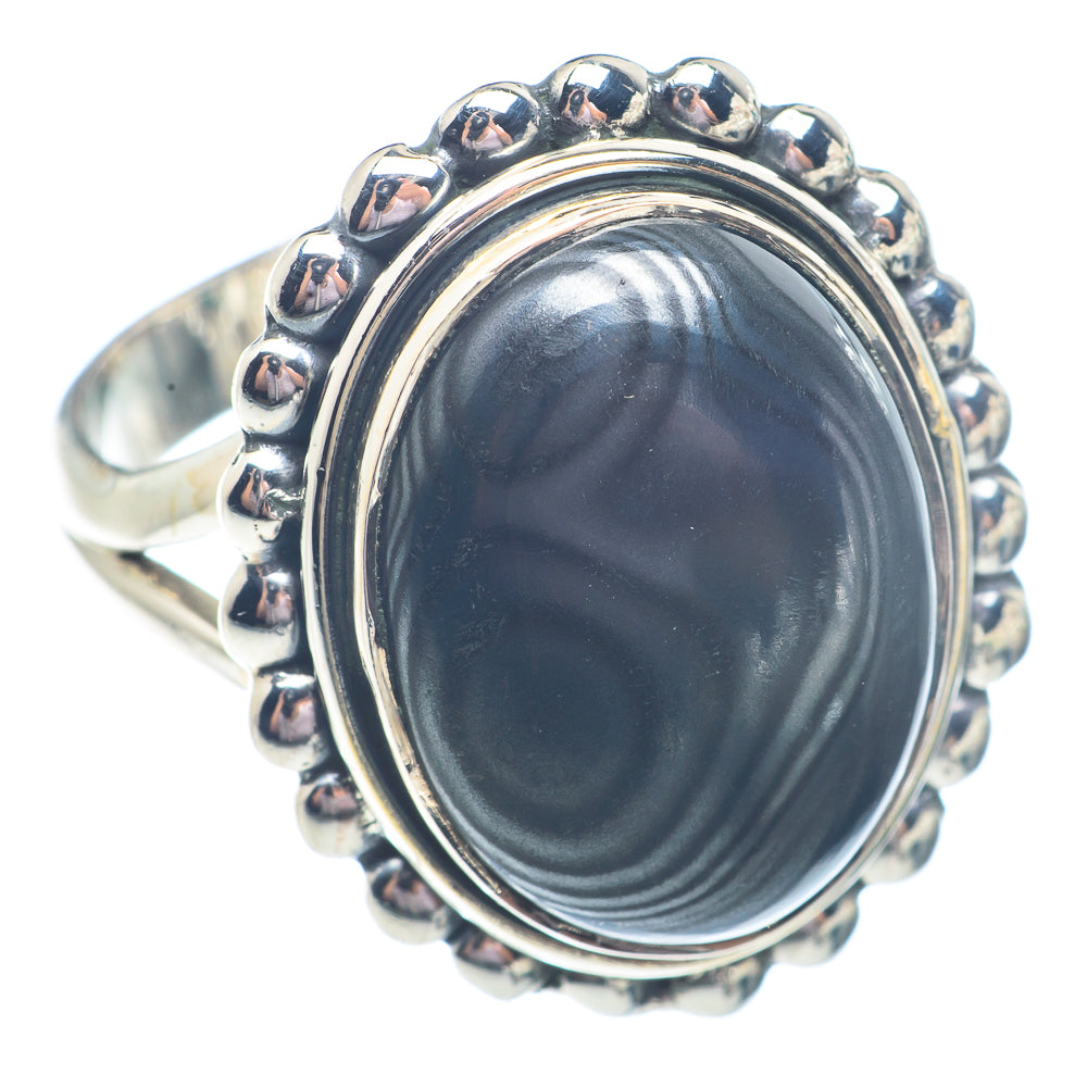 Psilomelane Rings handcrafted by Ana Silver Co - RING71327