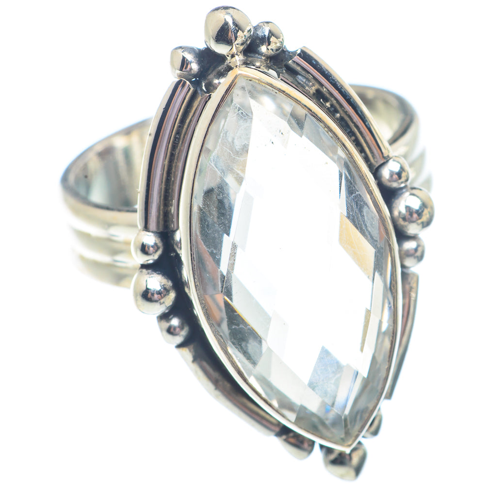 White Quartz Rings handcrafted by Ana Silver Co - RING71330