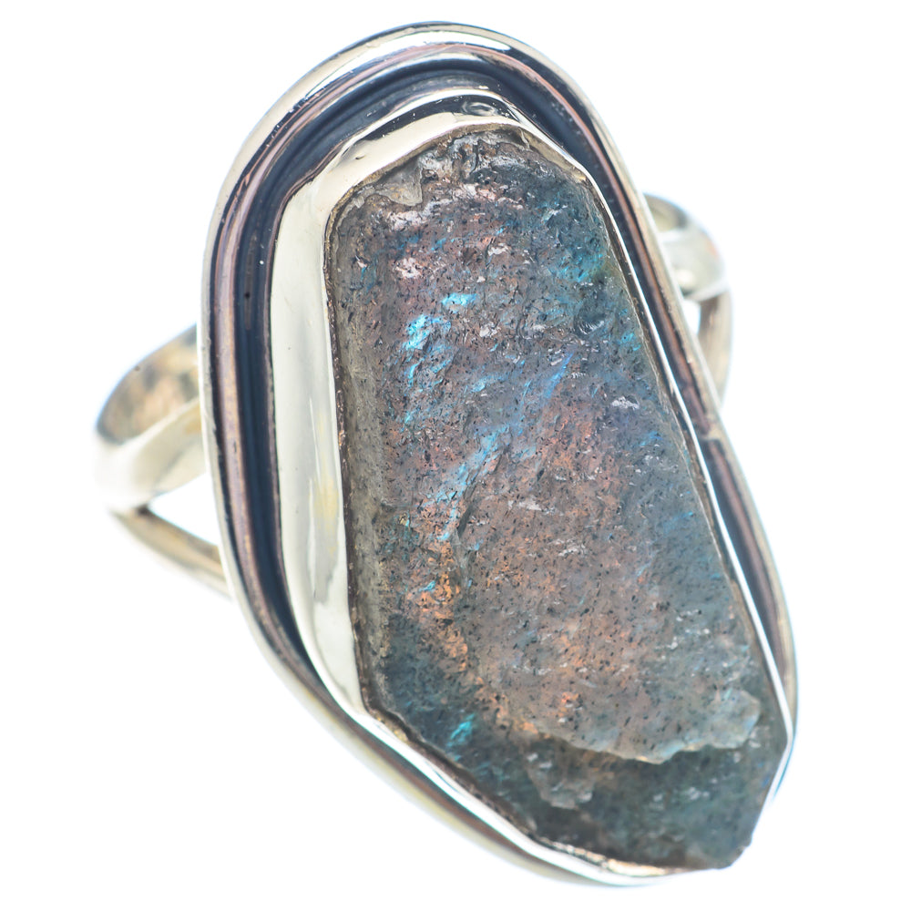 Labradorite Rings handcrafted by Ana Silver Co - RING71337