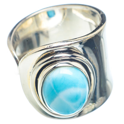 Larimar Rings handcrafted by Ana Silver Co - RING71341