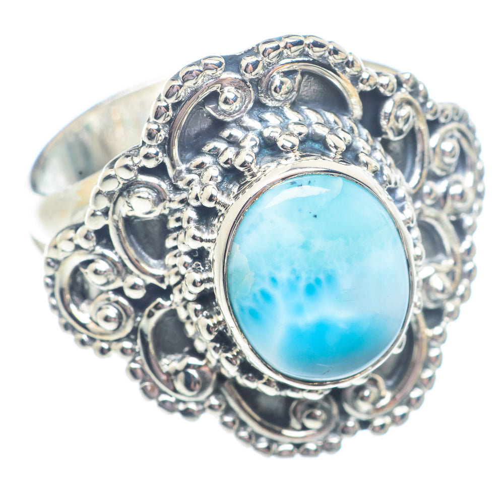 Larimar Rings handcrafted by Ana Silver Co - RING71343