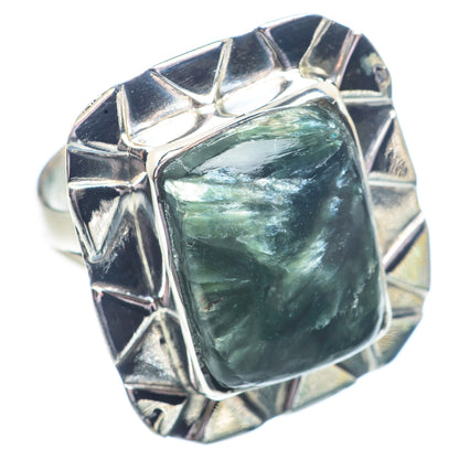 Seraphinite Rings handcrafted by Ana Silver Co - RING71345