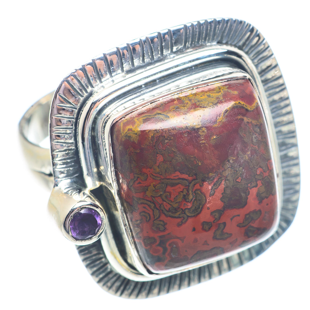 Moroccan Agate Rings handcrafted by Ana Silver Co - RING71349