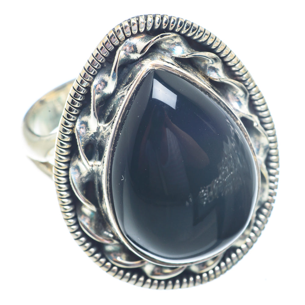 Black Onyx Rings handcrafted by Ana Silver Co - RING71362