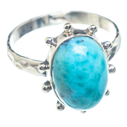 Larimar Rings handcrafted by Ana Silver Co - RING71377
