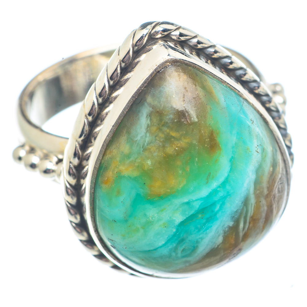 Peruvian Opal Rings handcrafted by Ana Silver Co - RING71378