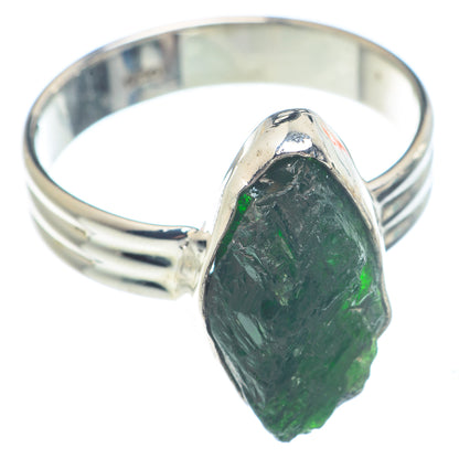 Green Tourmaline Rings handcrafted by Ana Silver Co - RING71383