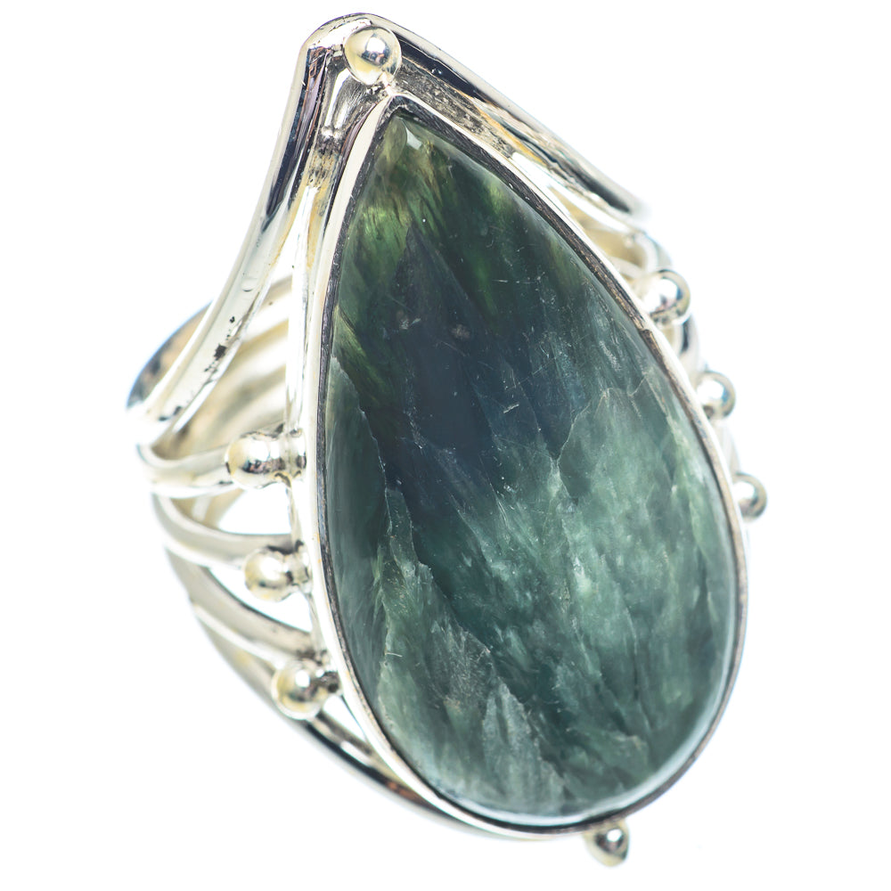 Seraphinite Rings handcrafted by Ana Silver Co - RING71384