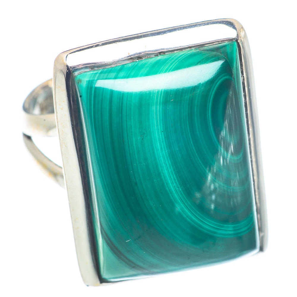 Malachite Rings handcrafted by Ana Silver Co - RING71385