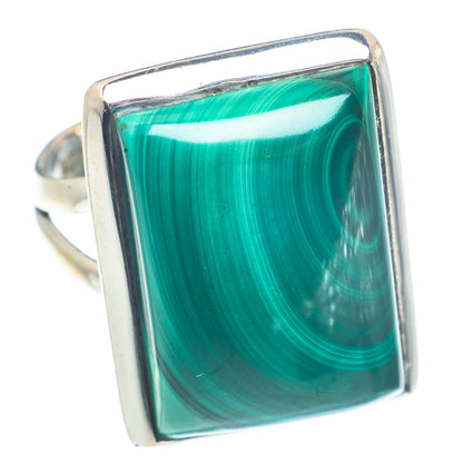 Malachite Rings handcrafted by Ana Silver Co - RING71385