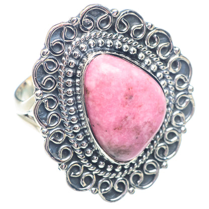 Rhodonite Rings handcrafted by Ana Silver Co - RING71397