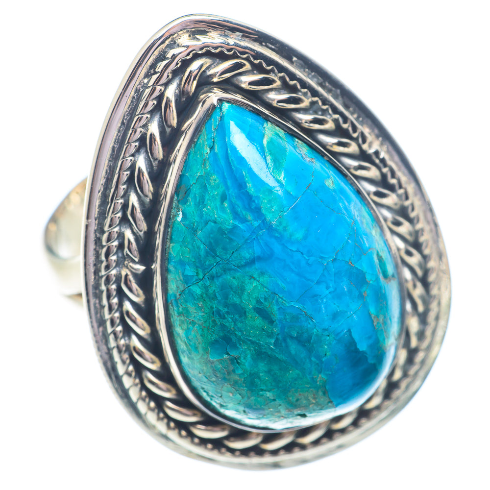 Chrysocolla Rings handcrafted by Ana Silver Co - RING71424
