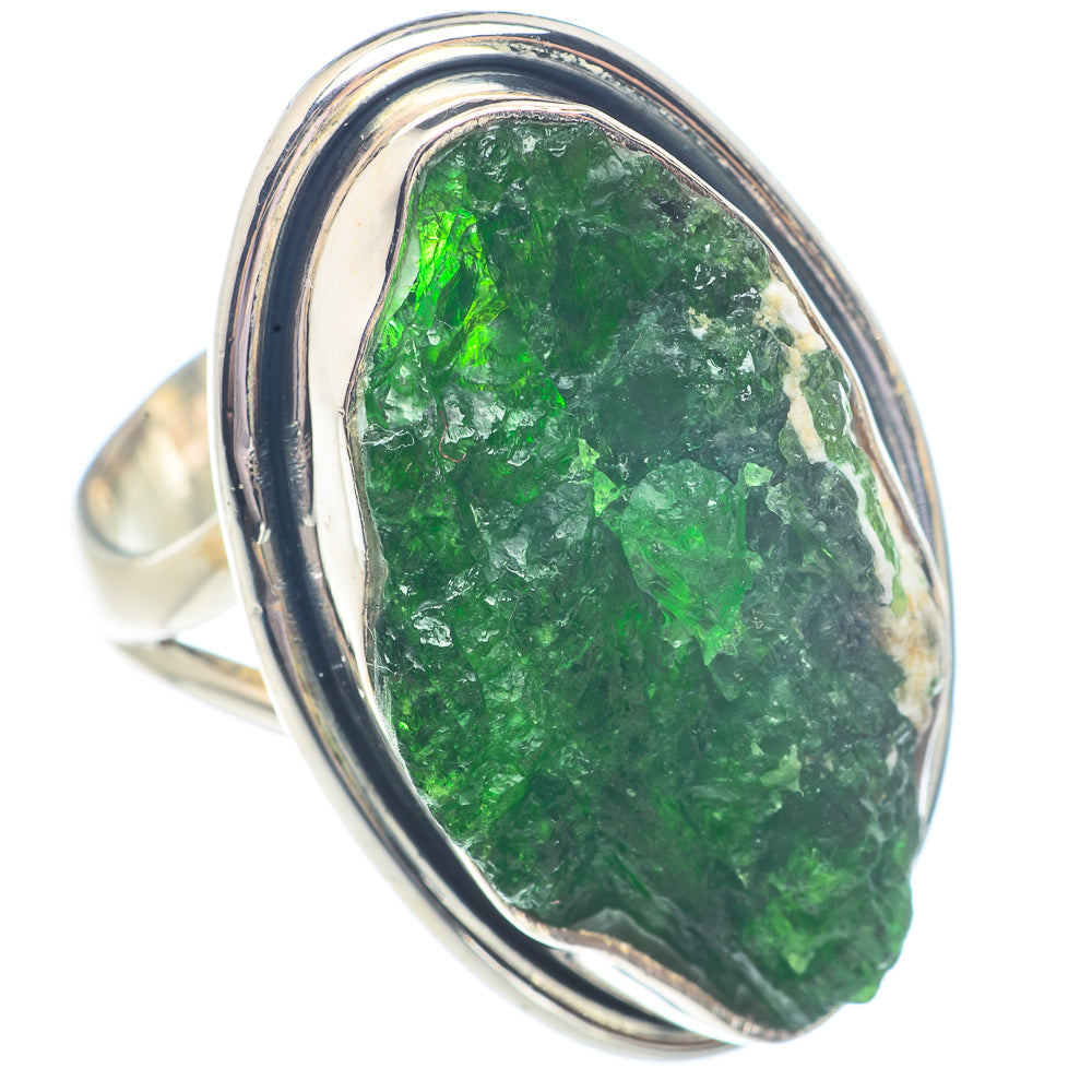 Green Tourmaline Rings handcrafted by Ana Silver Co - RING71427