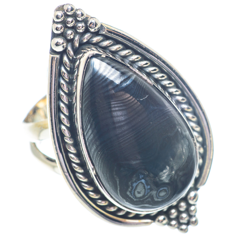 Psilomelane Rings handcrafted by Ana Silver Co - RING71447