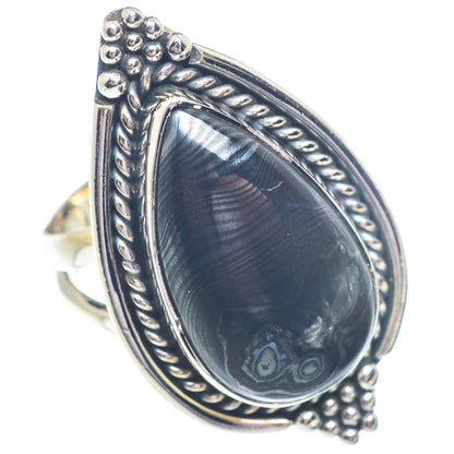 Psilomelane Rings handcrafted by Ana Silver Co - RING71447