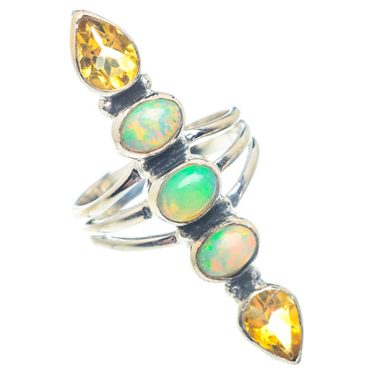 Ethiopian Opal Rings handcrafted by Ana Silver Co - RING71457