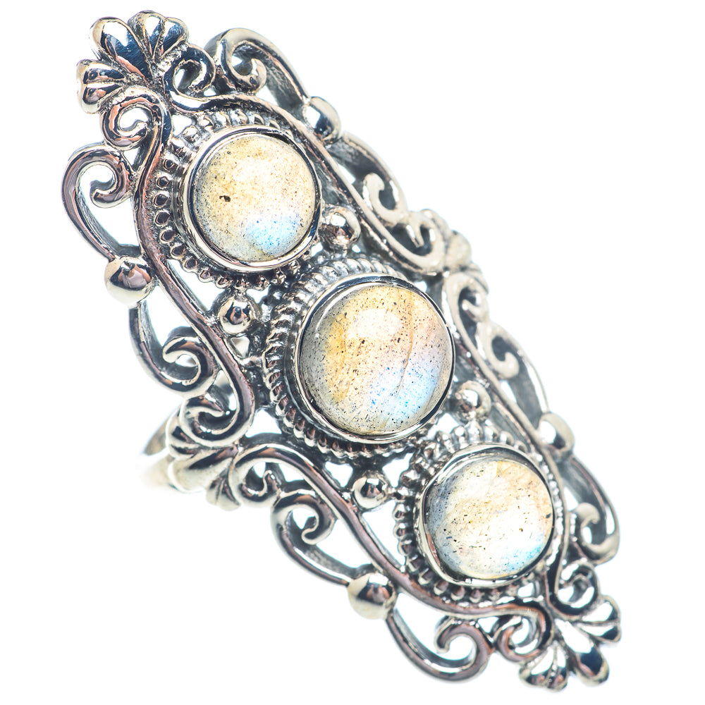 Labradorite Rings handcrafted by Ana Silver Co - RING71464