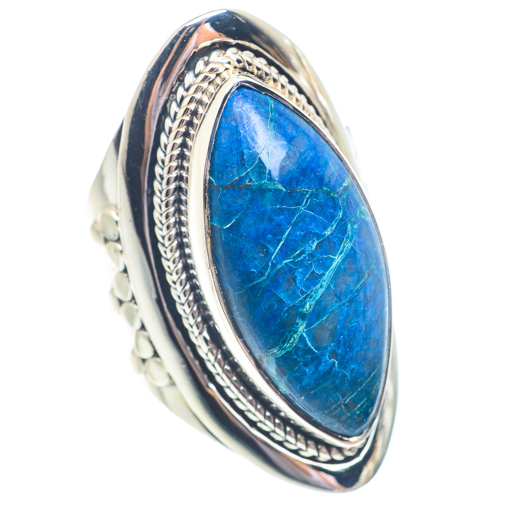 Chrysocolla In Quartz Rings handcrafted by Ana Silver Co - RING71469