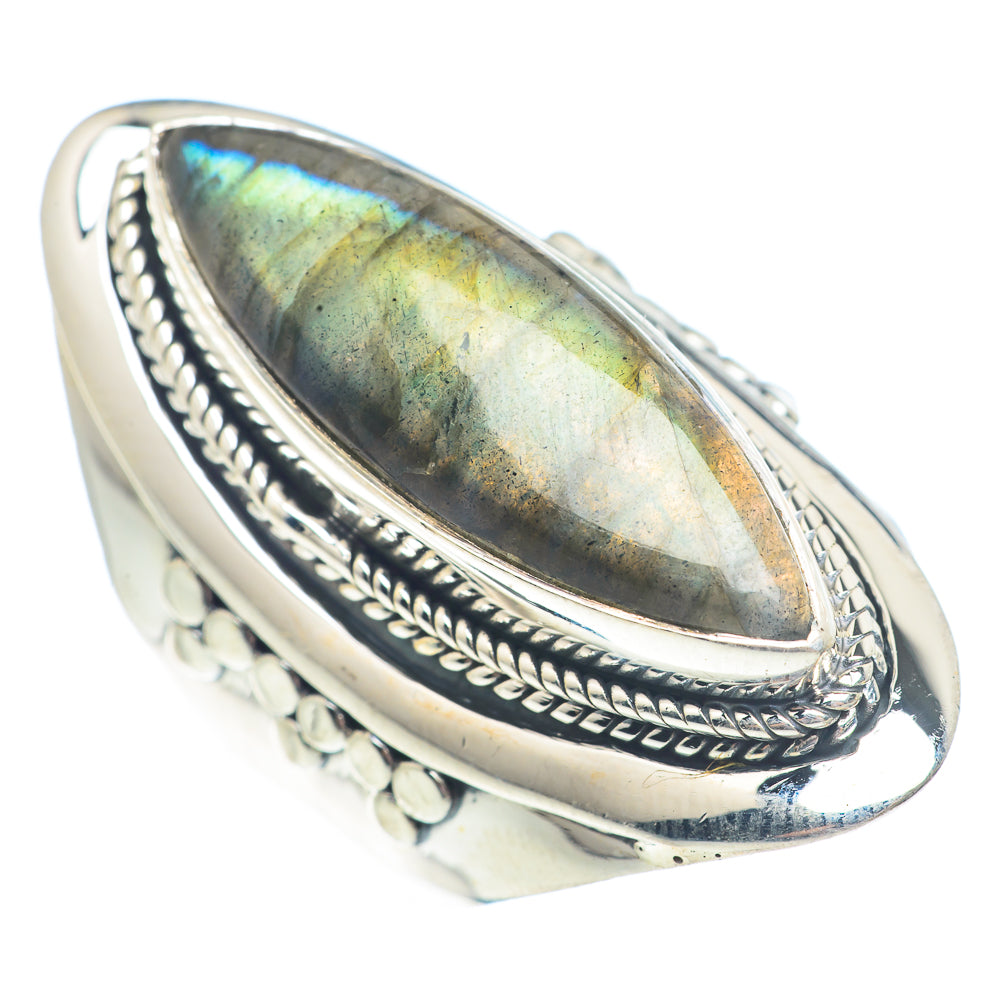 Labradorite Rings handcrafted by Ana Silver Co - RING71473