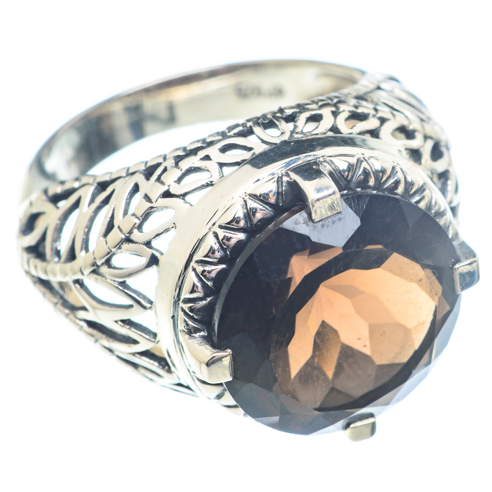 Smoky Quartz Rings handcrafted by Ana Silver Co - RING71475