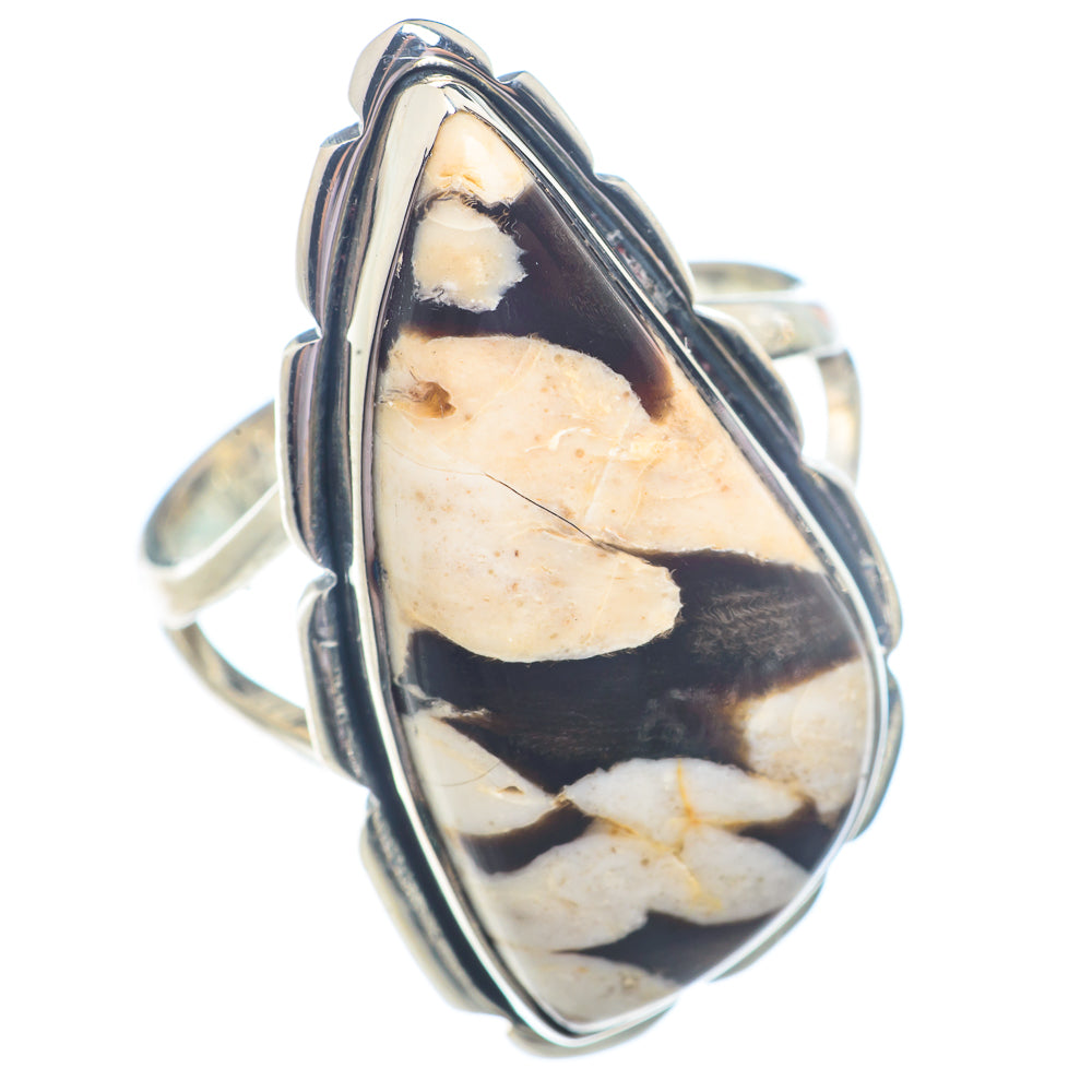Peanut Wood Jasper Rings handcrafted by Ana Silver Co - RING71477
